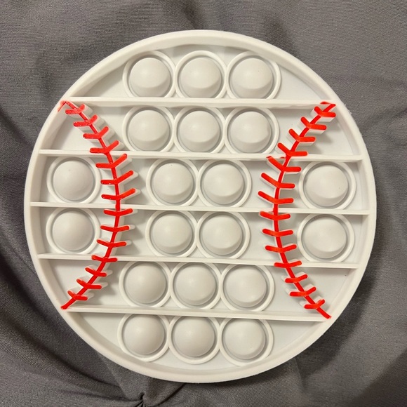 Set of 6 Baseball Pop-Its NWOT - Picture 2 of 3